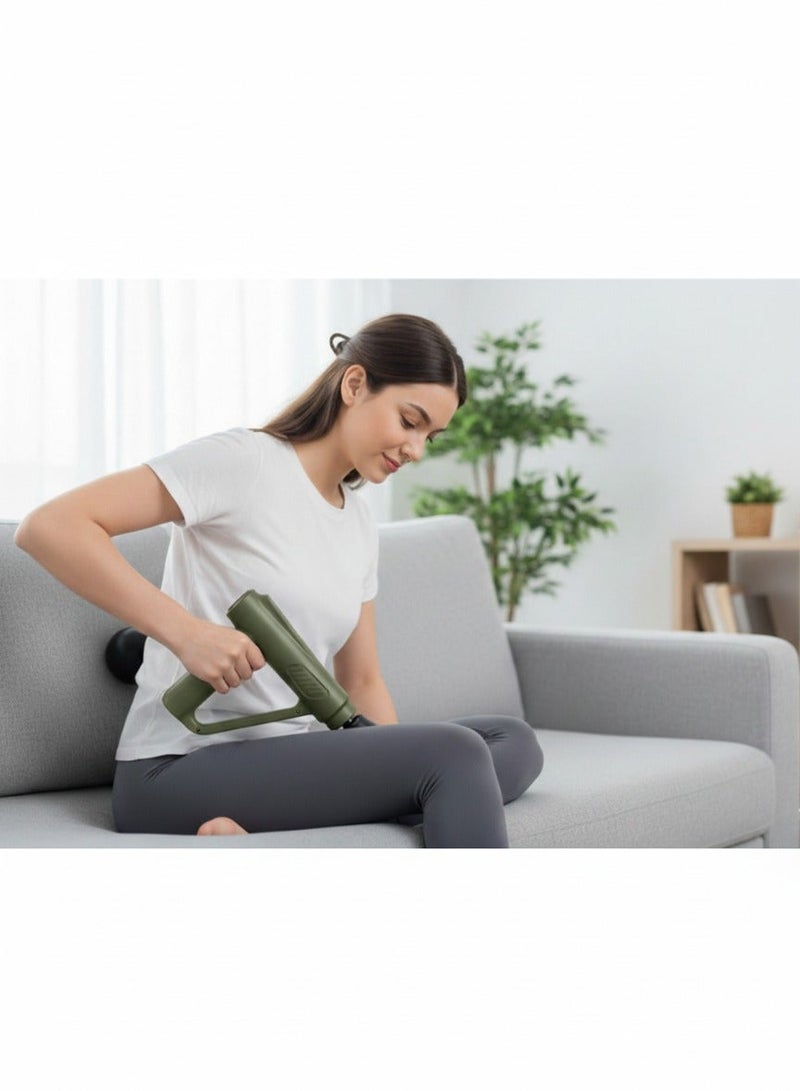 Portable Sports Massage Gun for Athletes & Bodybuilders – Deep Tissue Massager for Full Body, Back, Neck, Shoulders, Arms, Legs & Feet – Silent Brushless Motor, Long Battery Life, USB‑C Charging – Perfect Muscle Recovery & Daily Relaxation Device - Image 4